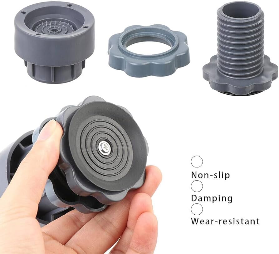 Anti-Vibration Washing Machine & Appliance Support Pads (4-Piece Set)