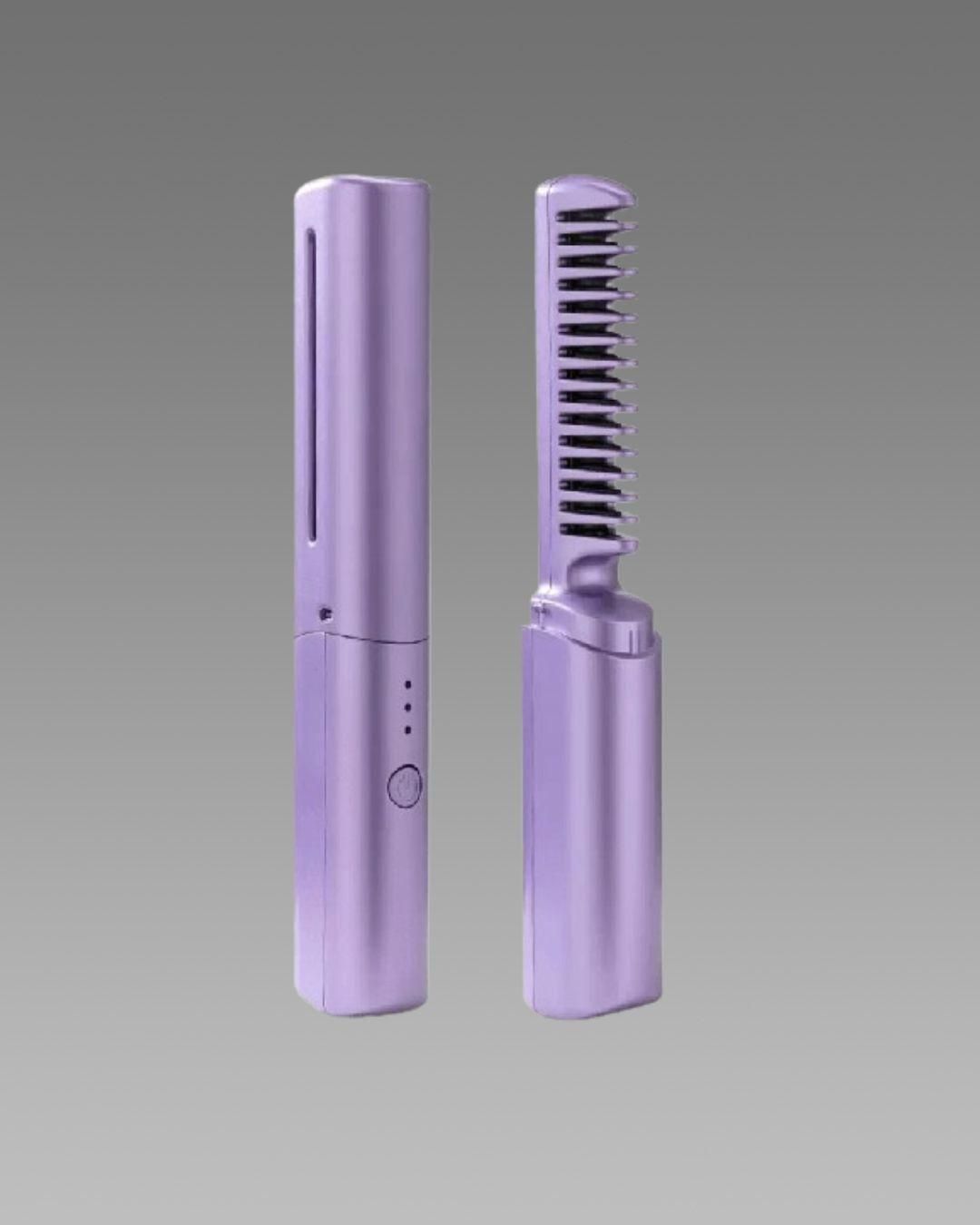 Portable Wireless Hair Straightening Comb – Smooth, Sleek Hair Anytime, Anywhere!