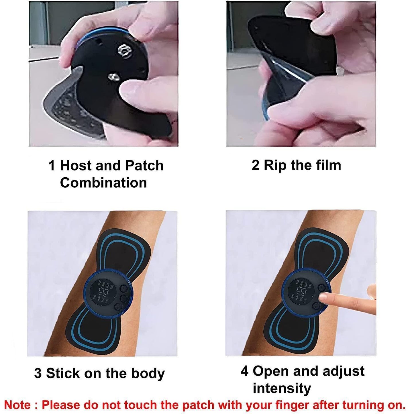 Portable EMS Muscle Massager – Instantly Relieve Pain, Tension &amp; Fatigue!