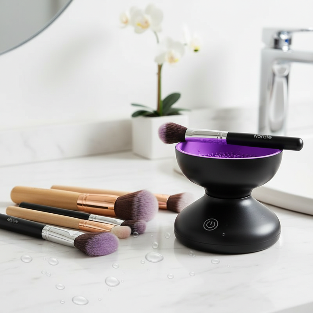 Clean Brushes with Cleaner