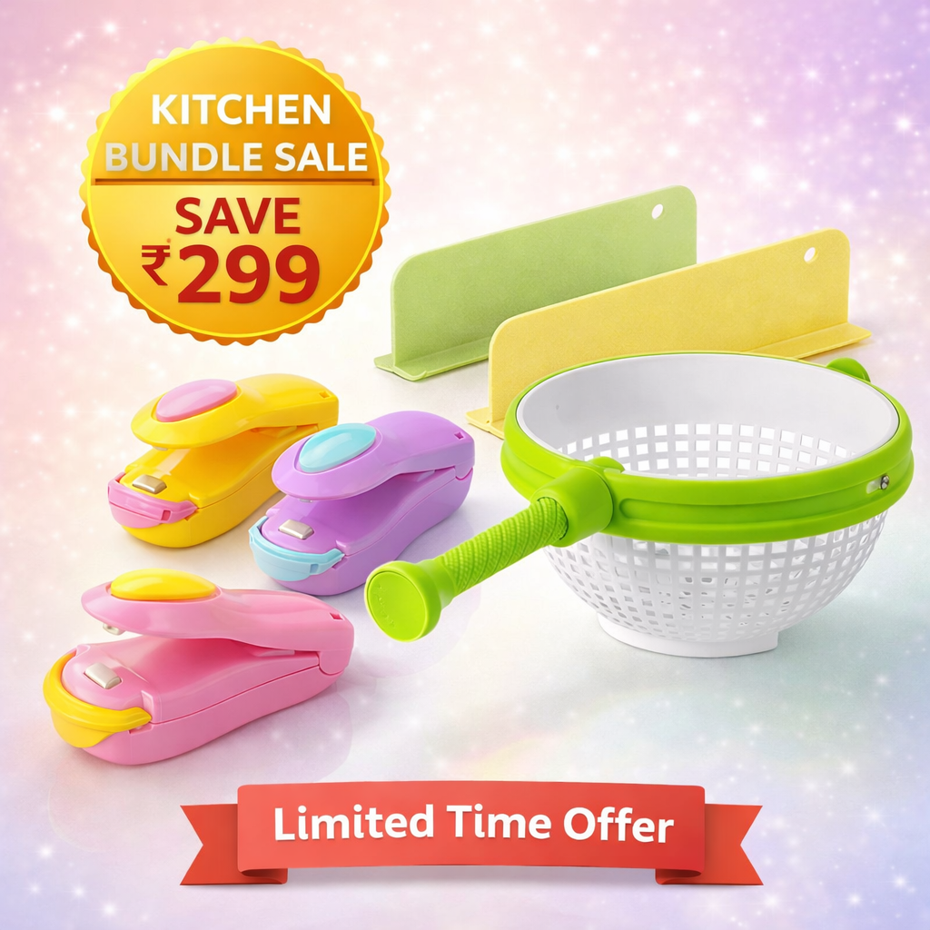 Kitchen Starter Kit Bundle - Essential Cooking Tools Set