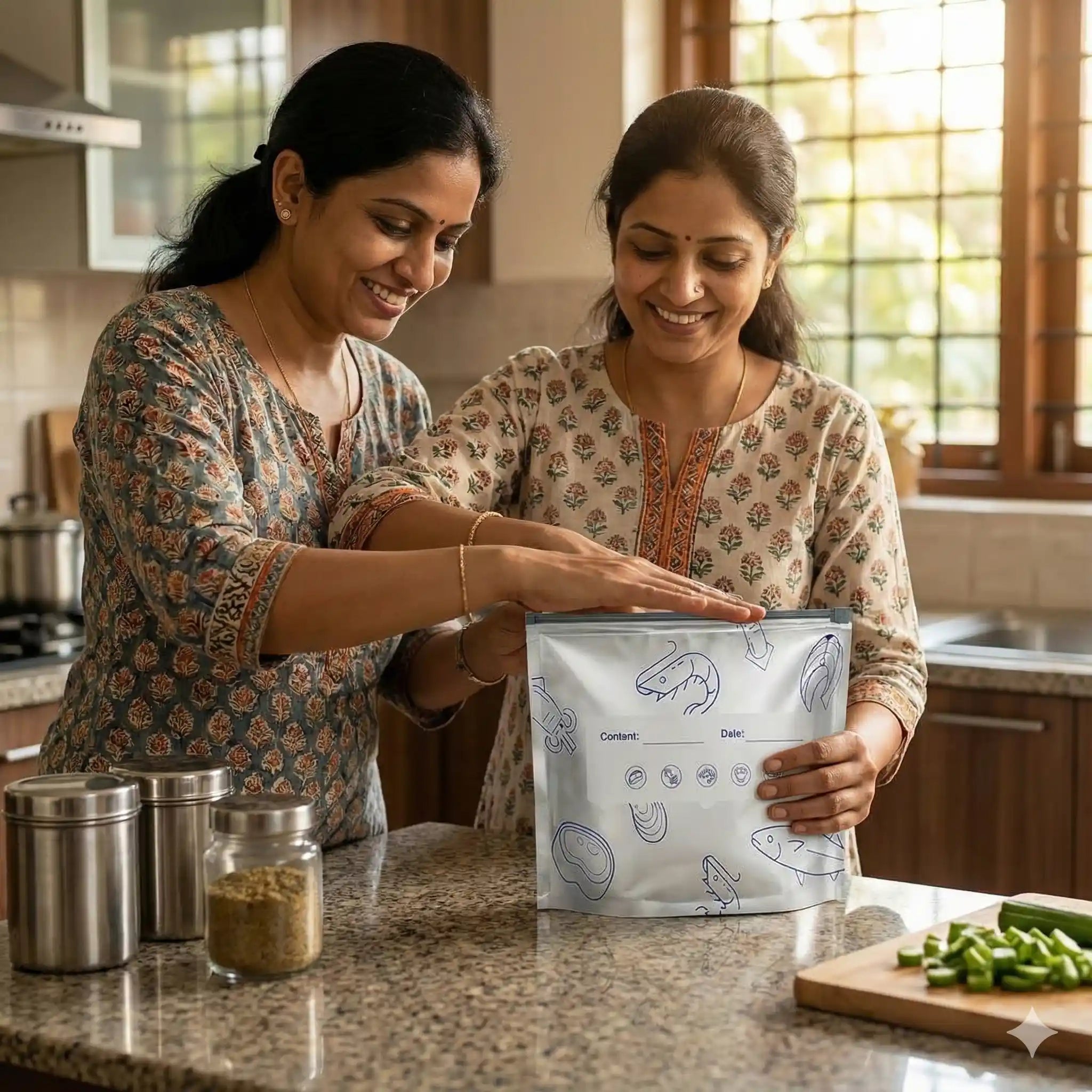 Reusable Aluminum Foil Storage Bags - Pack of 20