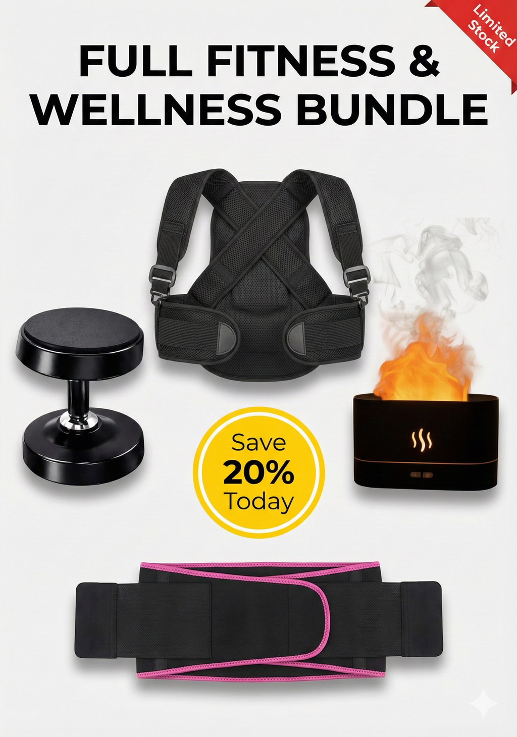 Wellness & Relaxation Set Bundle - Complete Self-Care Kit