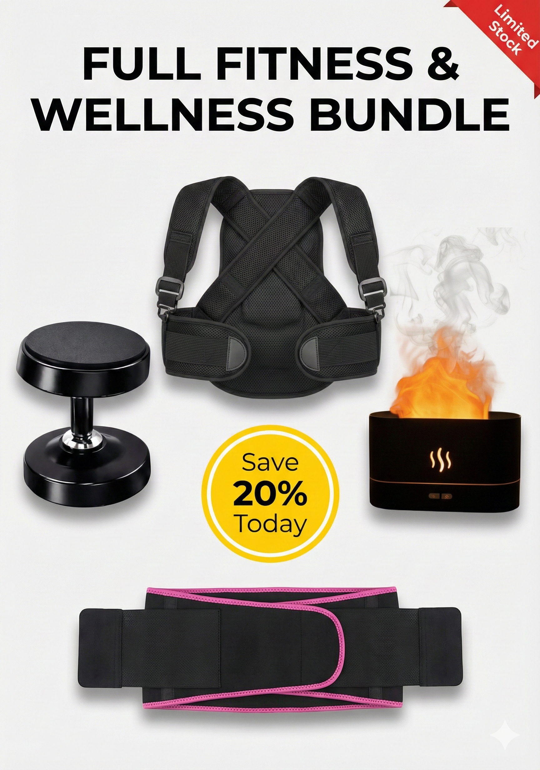 Wellness & Relaxation Set Bundle - Complete Self-Care Kit