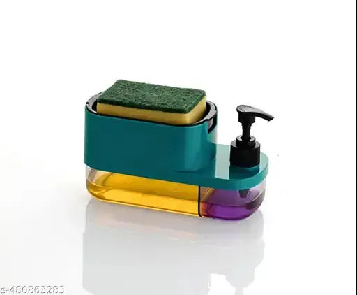 3-in-1 Kitchen Soap Dispenser with Sponge Holder