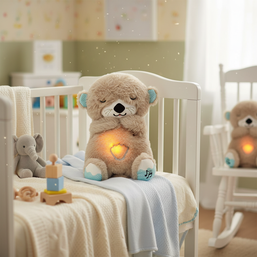 Breathing Teddy Bear in Nursery