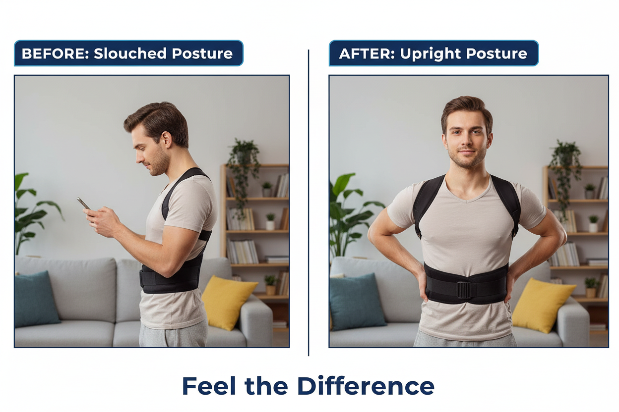 Posture improvement comparison